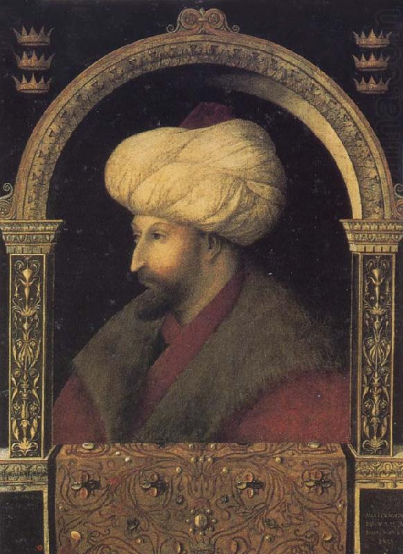 Gentile Bellini Portrait of the Ottoman sultan Mehmed the Conqueror china oil painting image